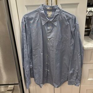 Jcrew Secret Wash Shirting Relaxed Fit Button Down